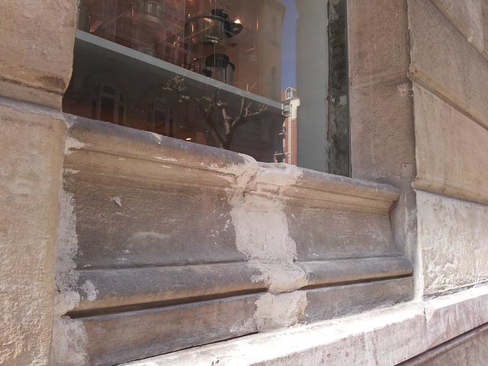 restaurar piedra de una fachada