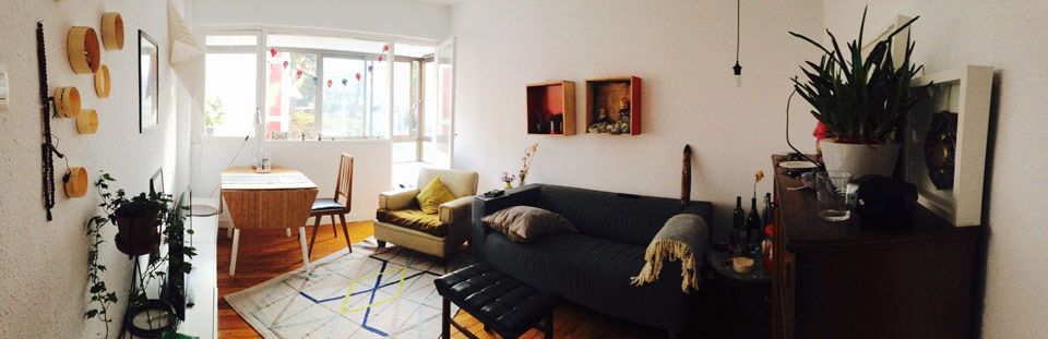reformas del piso vista de sala reformada