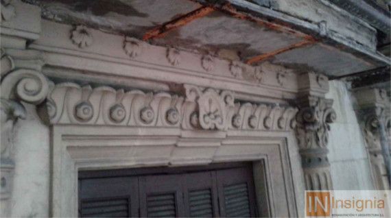 rehabilitacion de desperfectos en balcones de piedra