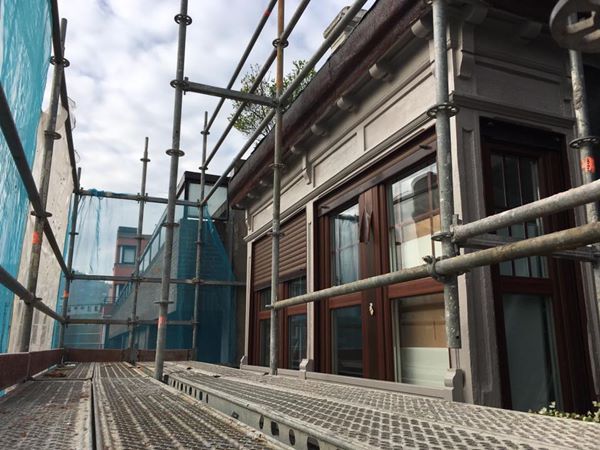 proyecto andamio necesario en rehabilitacion de fachadas