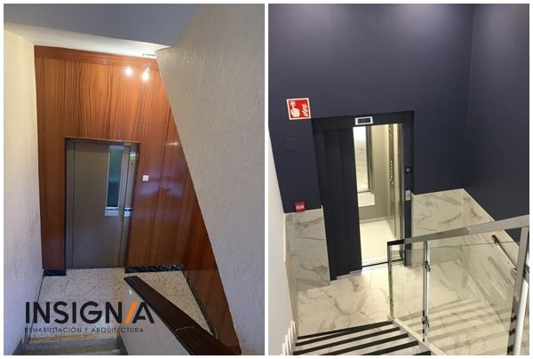 Antes y después. Obra de cota cero en El Barrio de San Ignacio de Bilbao Antes y después. Obra de cota cero en El Barrio de San Ignacio de Bilbao