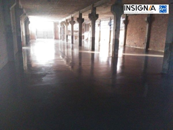 solera terminada en nave industrial de Arrigorriaga Bizkaia