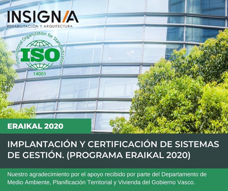 Eraikal certificaciones de sistemas de gestion sector construccion en Euskadi