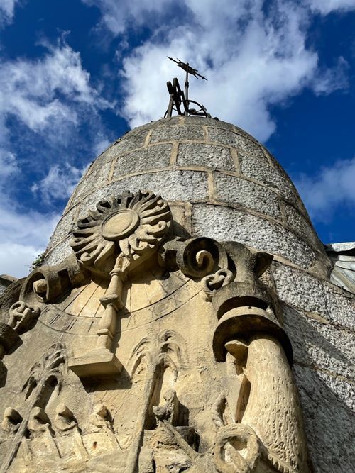 mantenimiento cupula de piedra casa de pescadores Ondarroa
