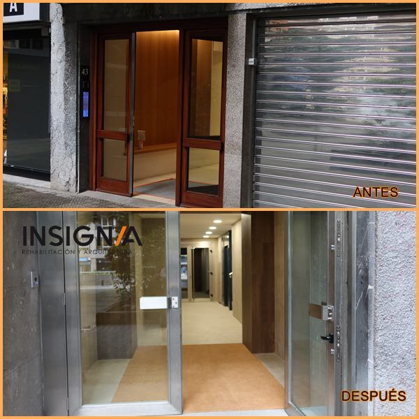 antes y despues entrada mecanizada con video portero antes y despues entrada mecanizada con video portero