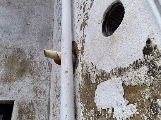 rehabilitacion fachadas de patio estado actual de la fachada presupuesto para rehabilitacion en getxo bizkaia
