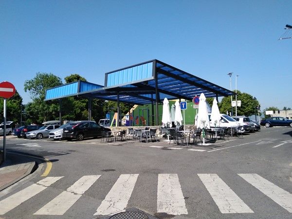 plaza zintururi terminada en Etxebarri