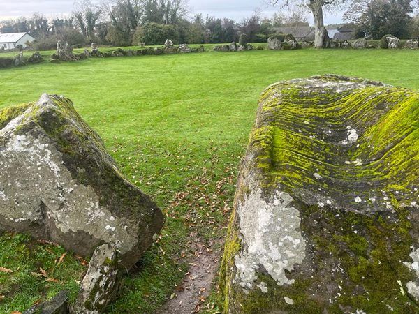 circulo megalitico en Irlanda lago Lough Gur
