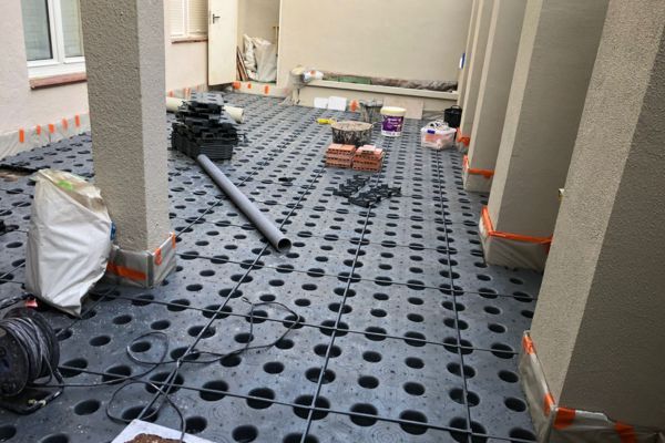 Cúpolex encofrado para la construcción de cámaras sanitaras