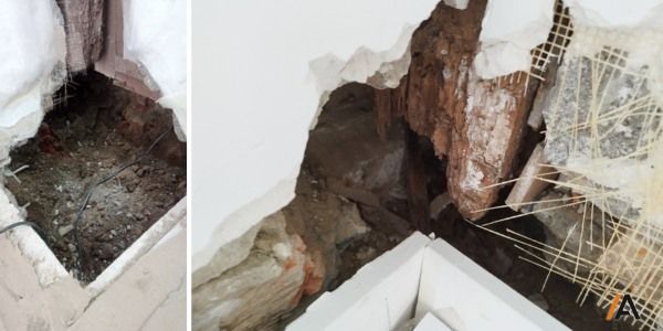 rehabilitacion de vivienda con estructura de madera en Getxo Bizkaia