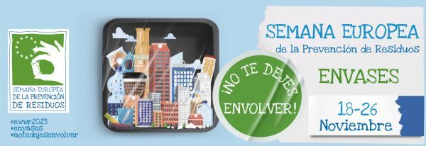 cartel semana prevencion de residuos en la construccion