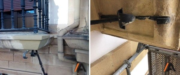 Restauración de fachada de arenisca en Getxo por Insignia obrasinsignia