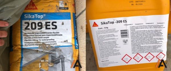 Morteros para impermeabilización usados en la restauración de la fachada en Getxo Bizkaia por Insignia Obrasinsignia.