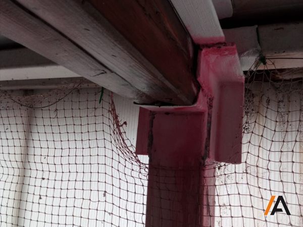 restauración de estructura de madera