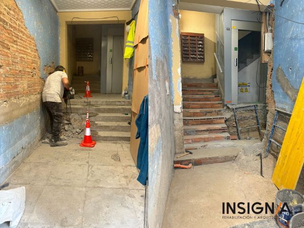 obras accesibilidad ascensor a cota cero en Bizkaia