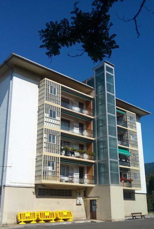 ascensor exterior instaladores en Bizkaia