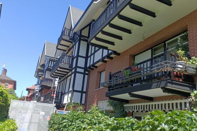 fachada edificio en Gexto restaurada