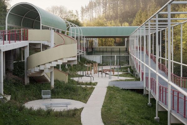 Proyecto Zubitegi Park en Mallabia, del estudio BeAr Architects nominado para el Premio de Arquitectura Contemporánea de la Unión Europea - Premios Mies van der Rohe 2026