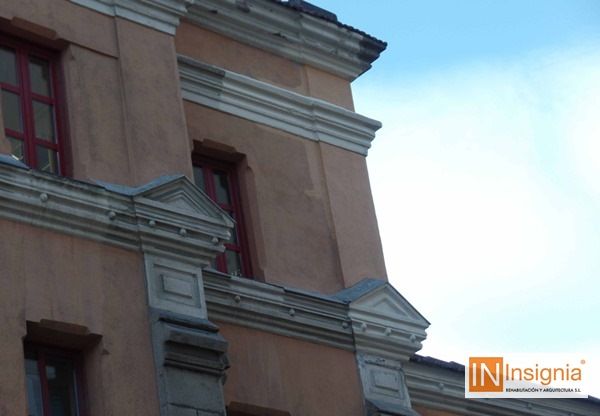 rehablitacion de fachada en centro educacion secundaria en bilbao