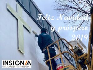 feliz navidad insignia rehabilitacion arquitectura
