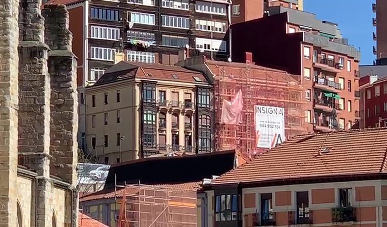 reforma de miradores de madera en Bilbao