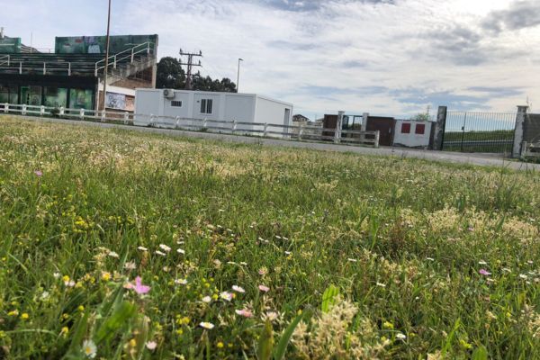 nuevos vestuarios modulares para las instalaciones deportivas de Gallarta, en Abanto-Zierbena.