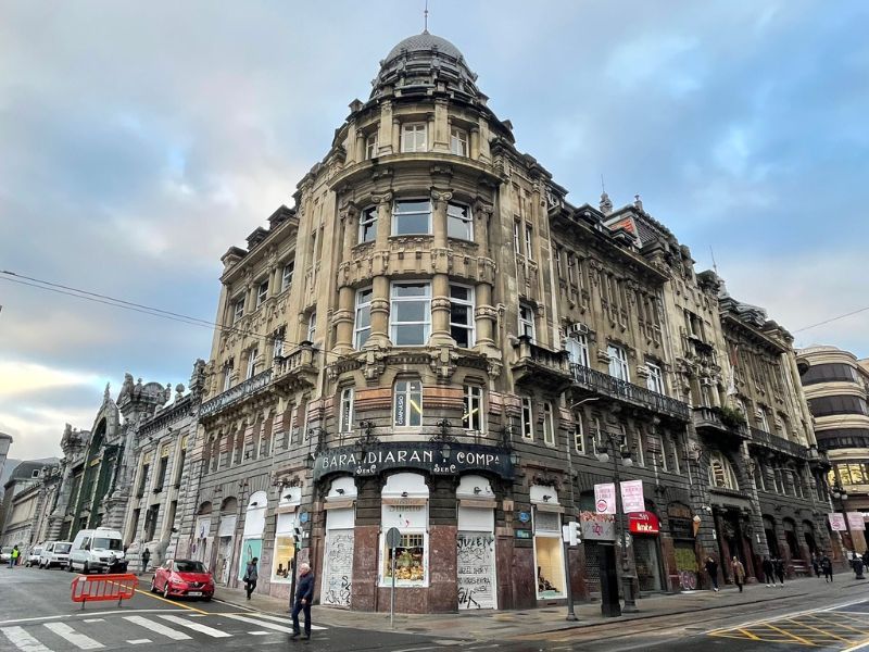 Edificio de la sede de la Sociedad Bilbaina