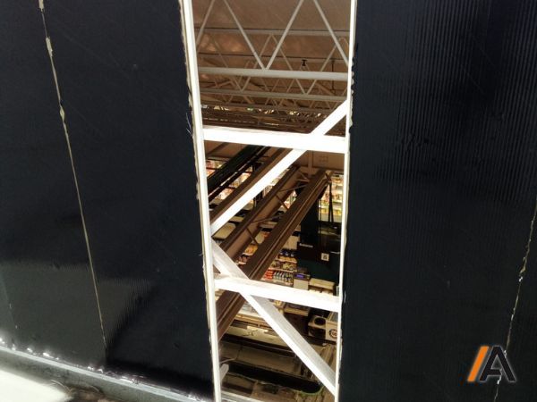mantenimiento de naves industriales tras borrasca en Bizkaia