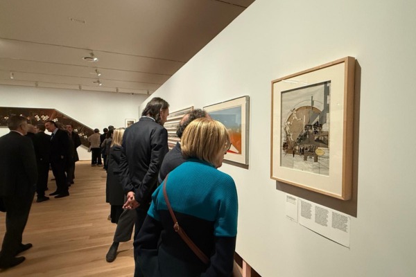 parte de la exposición de Denise Scott Brown en el Museo de Bellas Artes de bilbao