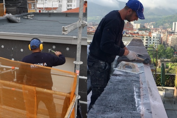 rehabilitacion de fachas y cubiertas en comunidades de vecinos en Bizkaia