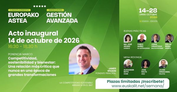 32 semana europea de la gestion avanzada acto inaugural 32 semana europea de la gestion avanzada acto inaugural